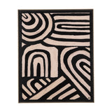 Clay Patern II by Mercana Studio a Hand Embellished Textured Framed Art Print from Mercana - Luna Furniture