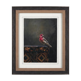 Graceful Poise I (House Finch) by Mercana Studio a Hand Embellished Framed Art Print Matted under Gl from Mercana - Luna Furniture