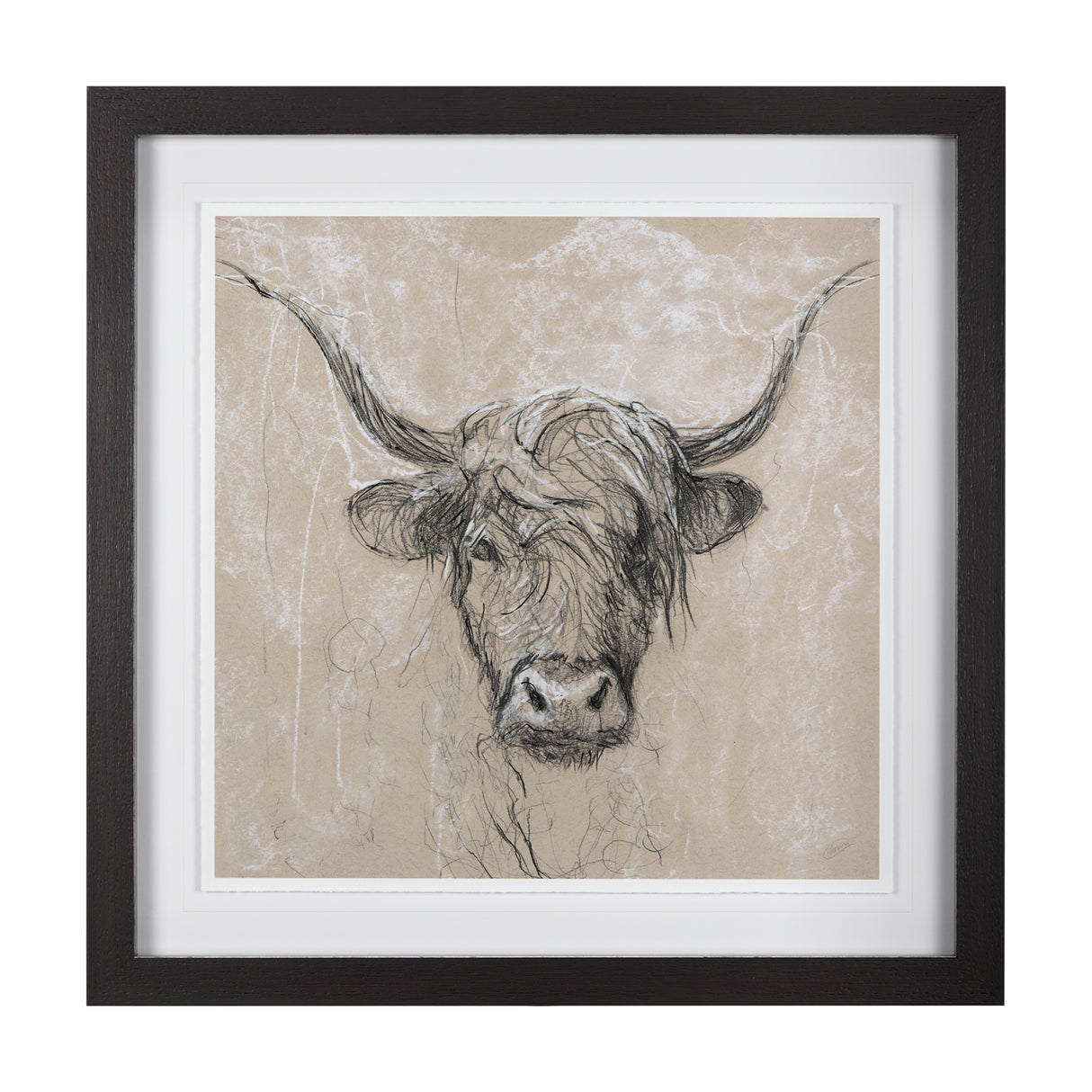 Sketch of Animal VIII by Mercana Studio Hand Embellished Framed Art Print Matted under Glass from Mercana - Luna Furniture