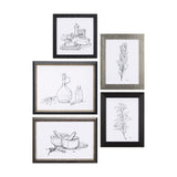 Herb Sketch I ,II by Mercana Studio a Hand Embellished Textured Framed Art Print from Mercana - Luna Furniture