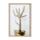 Arid Solitude I by Mercana Studio a Hand Embellished Textured Framed Art Print Matted under Glass from Mercana - Luna Furniture