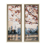 City Sunset by Mercana Studio a Hand Embellished Textured Framed Art Print Matted under Glass from Mercana - Luna Furniture