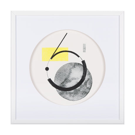 Numbers VI by Mercana Studio a Hand Embellished Textured Framed Art Print Matted under Glass from Mercana - Luna Furniture