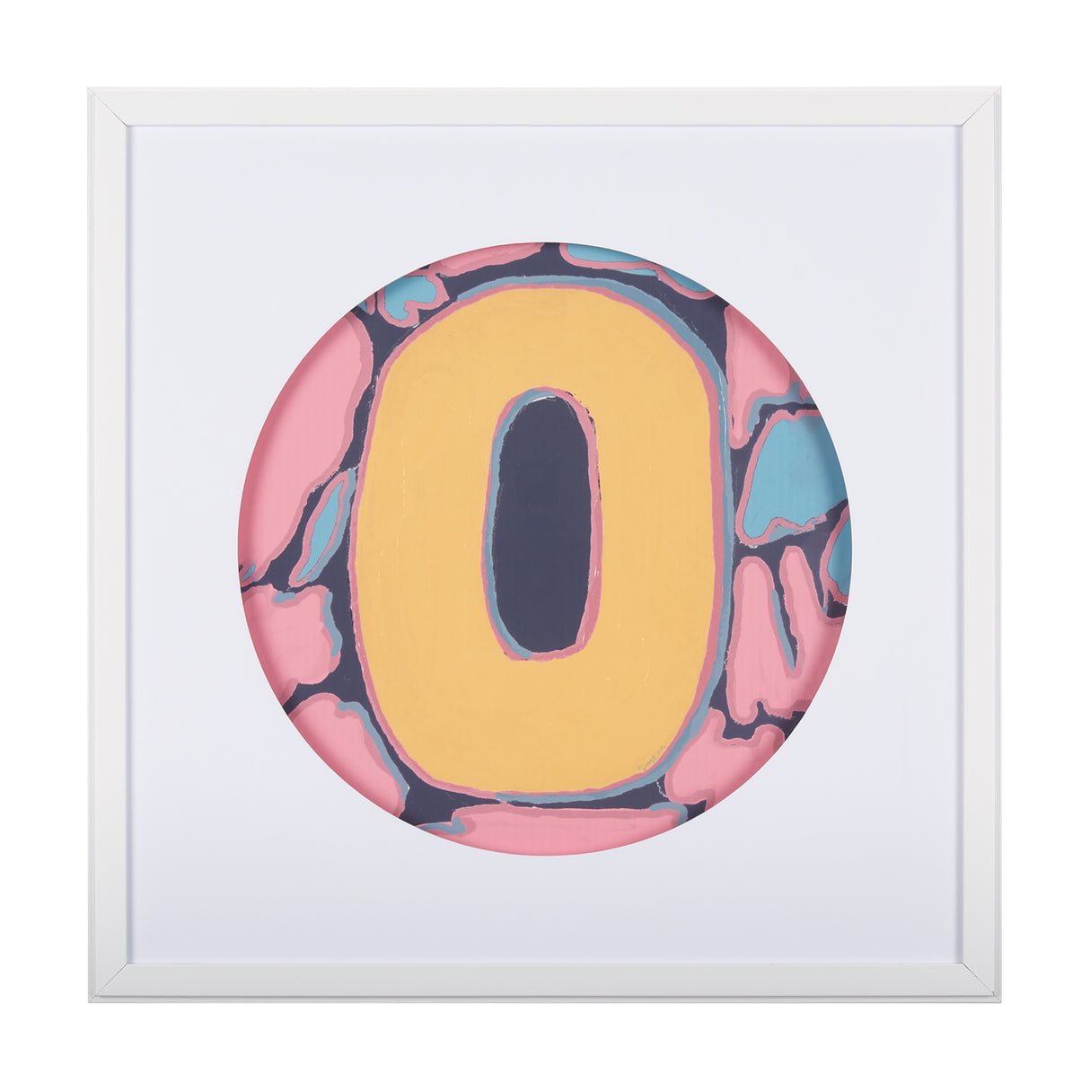 Numbers X by Mercana Studio a Hand Embellished Textured Framed Art Print Matted under Glass from Mercana - Luna Furniture