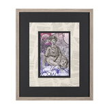 Graffiti sculpture II by Mercana Studio Hand Embellished Textured Framed Art Print Matted under Glas from Mercana - Luna Furniture