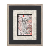 Graffiti Sculpture IV by Mercana Studio Hand Embellished Textured Framed Art Print Matted under Glas from Mercana - Luna Furniture