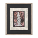 Graffiti Sculpture V by Mercana Studio Hand Embellished Textured Framed Art Print Matted under Glass from Mercana - Luna Furniture