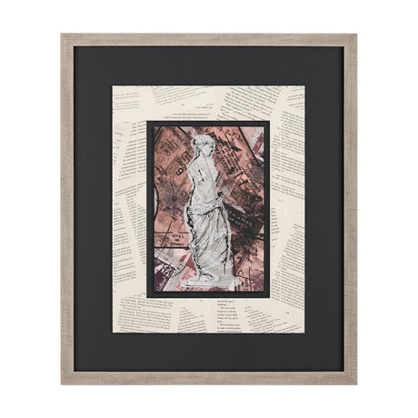 Graffiti Sculpture V by Mercana Studio Hand Embellished Textured Framed Art Print Matted under Glass from Mercana - Luna Furniture