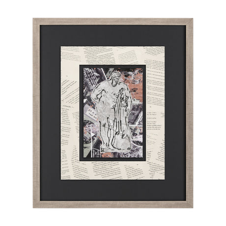 Graffiti sculpture VI by Mercana Studio Hand Embellished Textured Framed Art Print Matted under Glas from Mercana - Luna Furniture