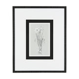 Botanical sketches II (Grey) by Mercana Studio Hand Embellished Framed Art Print Matted under Glass from Mercana - Luna Furniture