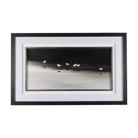 Social by Mercana Studio a Hand Embellished Textured Framed Photo Art Print Matted under Glass from Mercana - Luna Furniture
