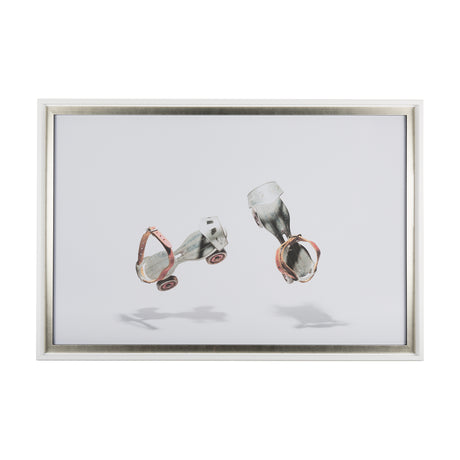 Vintage Roller Skates I by Natalia a Framed Art Print Matted under Glass from Mercana - Luna Furniture