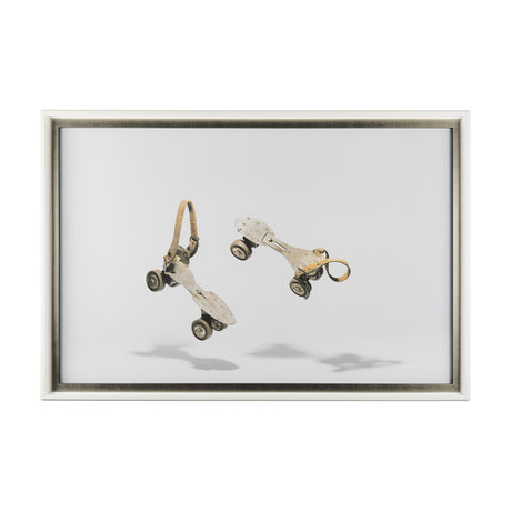 Vintage Roller Skates II by Natalia a Framed Art Print Matted under Glass from Mercana - Luna Furniture