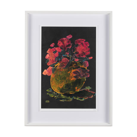 Midnight Flower I by Mercana Studio a Framed Art Print Matted under Glass from Mercana - Luna Furniture