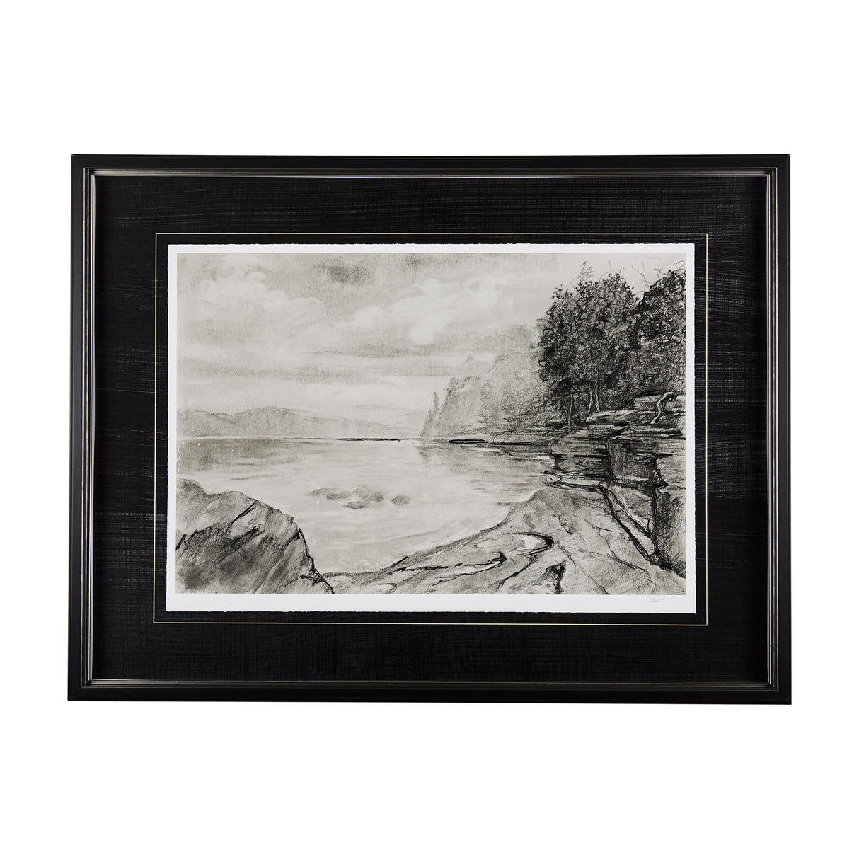 West coast chronicles II by Mercana Studio Hand Embellished Framed Art Print Matted under Glass from Mercana - Luna Furniture
