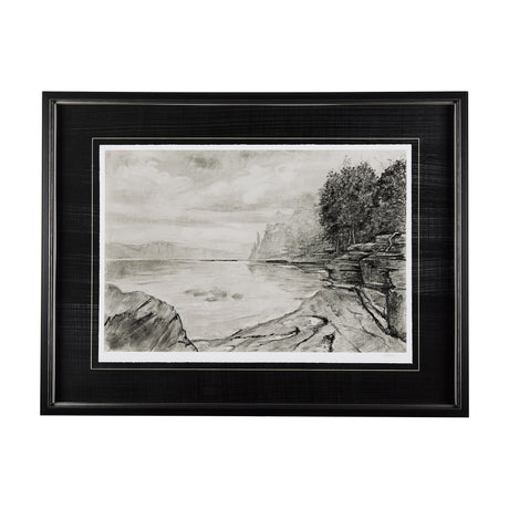 West coast chronicles II by Mercana Studio Hand Embellished Framed Art Print Matted under Glass from Mercana - Luna Furniture