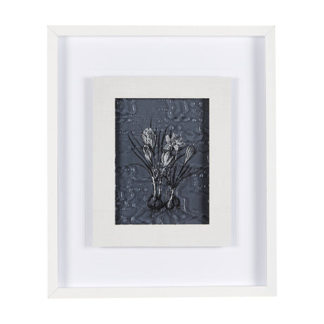 Botanical sketches V (Blue) by Mercana Studio Hand Embellished Framed Art Print Matted under Glass from Mercana - Luna Furniture