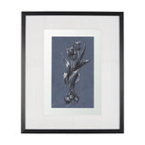 Botanical sketches I (Blue) by Mercana Studio Hand Embellished Framed Art Print Matted under Glass from Mercana - Luna Furniture