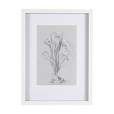 Botanical sketches III (Grey) by Mercana Studio Hand Embellished Framed Art Print Matted under Glass from Mercana - Luna Furniture