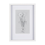 Botanical sketches II (Grey) by Mercana Studio Hand Embellished Framed Art Print Matted under Glass from Mercana - Luna Furniture