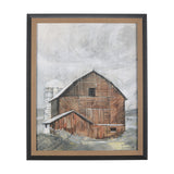 Old Barn I by Mercana Studio a Hand Embellished Textured Framed Art Print from Mercana - Luna Furniture