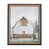 Old Barn II by Mercana Studio a Hand Embellished Textured Framed Art Print from Mercana - Luna Furniture