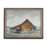 Old Barn III by Mercana Studio a Hand Embellished Textured Framed Art Print from Mercana - Luna Furniture