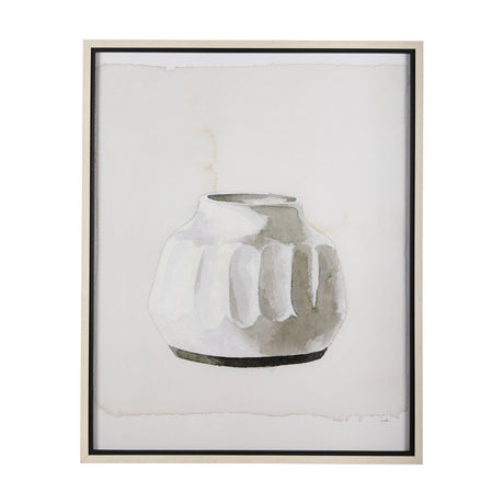 Vessel I by Mercana Studio a Hand Embellished Textured Framed Art Print Matted under Glass from Mercana - Luna Furniture