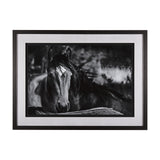 Watched Presence by Mercana Studio a Hand Embellished Textured Framed Photo Art Print Matted under G from Mercana - Luna Furniture