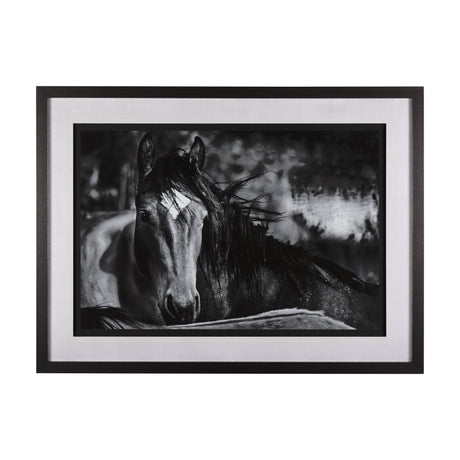 Watched Presence by Mercana Studio a Hand Embellished Textured Framed Photo Art Print Matted under G from Mercana - Luna Furniture