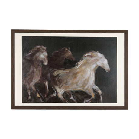 Running Wild - Speed by Mercana Studio Hand Embellished Textured Framed Art Print Matted under Glass from Mercana - Luna Furniture