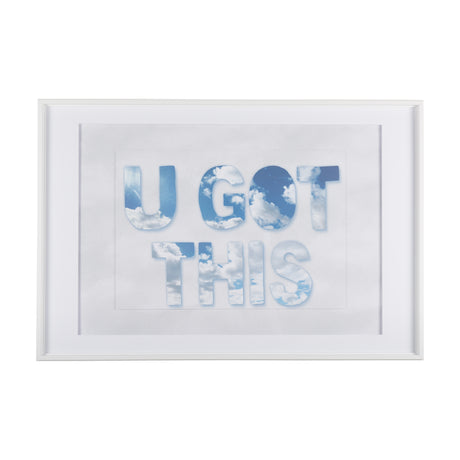 Simple Voice -This by Mercana Studio a Framed Art Print Matted under Glass from Mercana - Luna Furniture