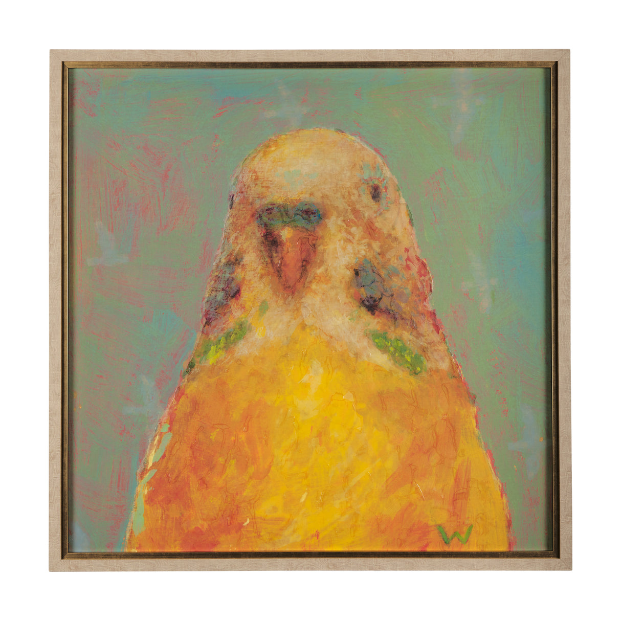 Pop Birds - Flit by Mercana Studio a Hand Embellished Textured Framed Art Print Matted under Glass from Mercana - Luna Furniture