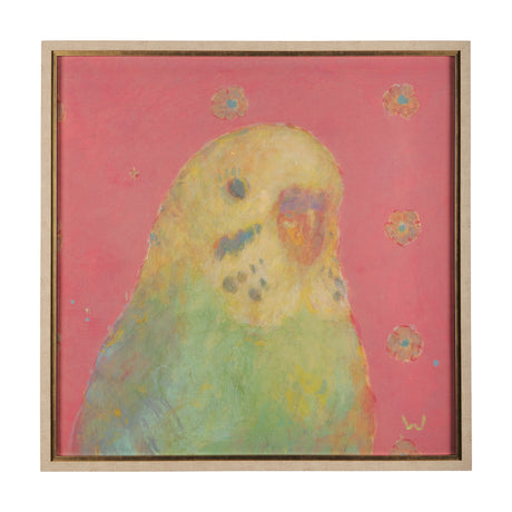 Pop Birds - Sore by Mercana Studio a Hand Embellished Textured Framed Art Print Matted under Glass from Mercana - Luna Furniture
