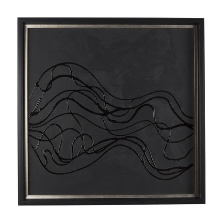 Bee Dance I by Studio M a handmade Original Framed 3D Textured Artwork from Mercana - Luna Furniture