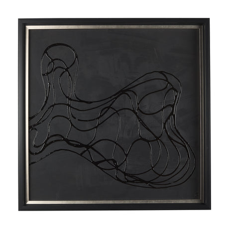 Bee Dance II by Studio M a handmade Original Framed 3D Textured Artwork from Mercana - Luna Furniture