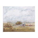 Farmland view II by Mercana Studio a Hand Embellished Textured Canvas from Mercana - Luna Furniture
