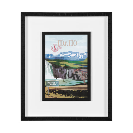 Idaho Go USA (M) by Mercana Studio a Framed Art Print Matted under Glass from Mercana - Luna Furniture