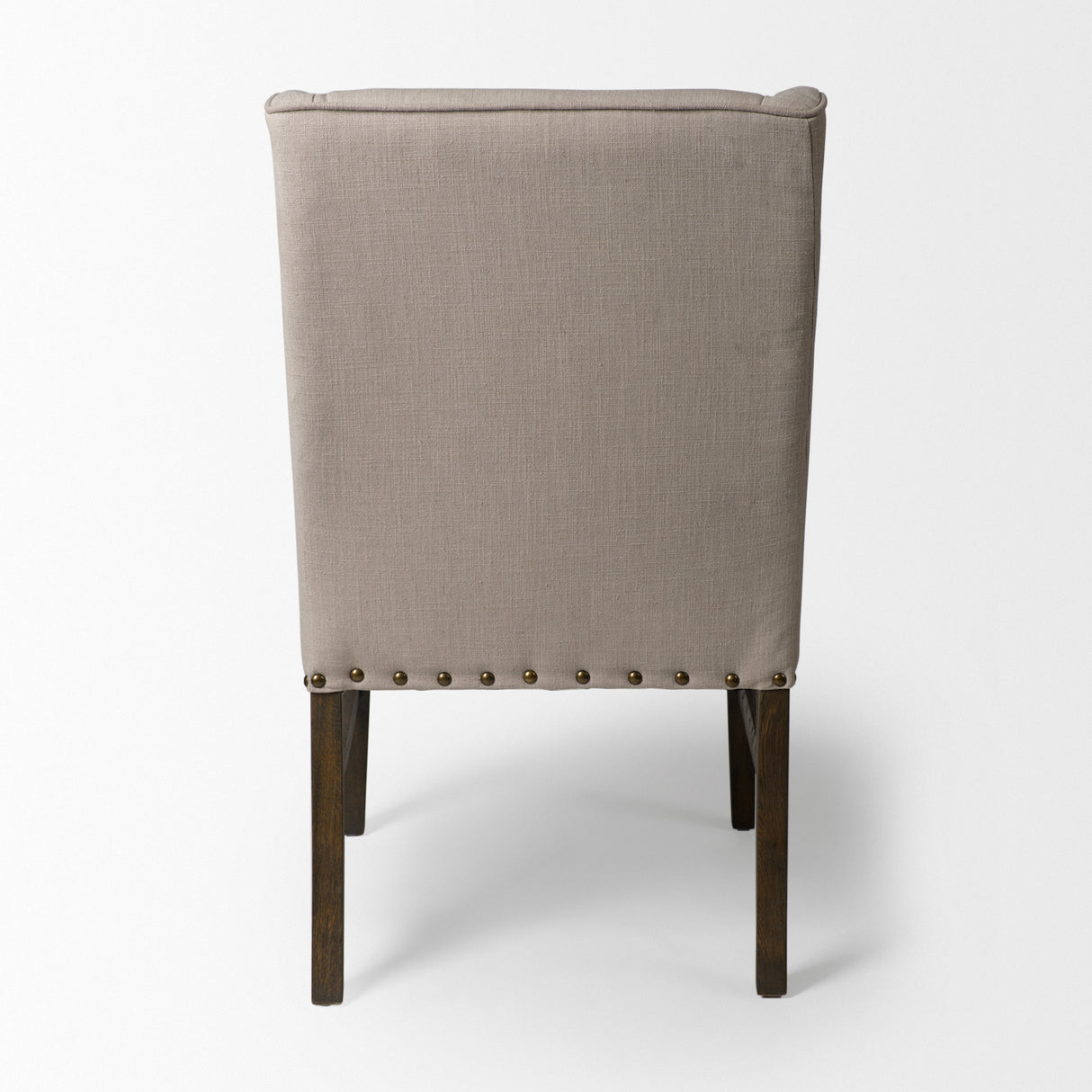 Kensington I Beige Fabric and Solid Wood Dining Chair from Mercana - Luna Furniture