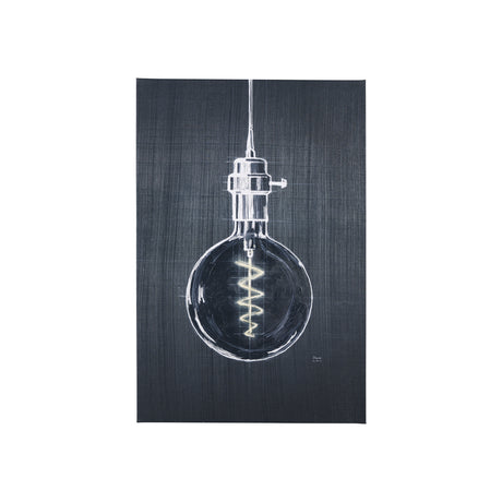 Bright Idea II by Mercana Studio a Hand Embellished Textured Canvas from Mercana - Luna Furniture