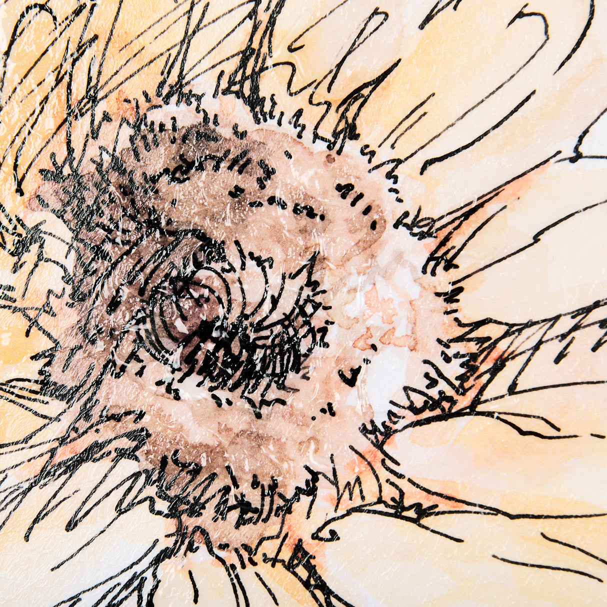Sunflower I by Mercana Studio a Hand Embellished Textured Framed Art Print from Mercana - Luna Furniture