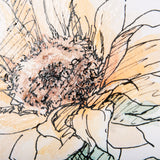 Sunflower I by Mercana Studio a Hand Embellished Textured Framed Art Print from Mercana - Luna Furniture