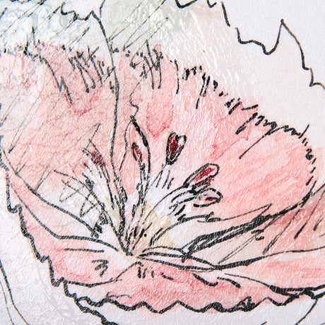 Dianthus I by Mercana Studio a Hand Embellished Textured Framed Art Print from Mercana - Luna Furniture