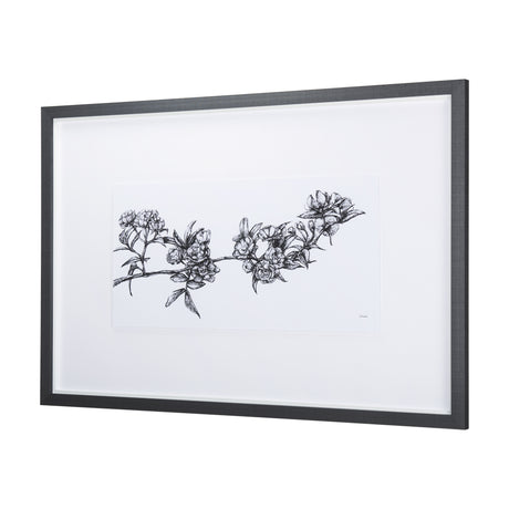 Cherry Blossom I by Mercana Studio a Hand Embellished Textured Framed Art Print Matted under Glass from Mercana - Luna Furniture