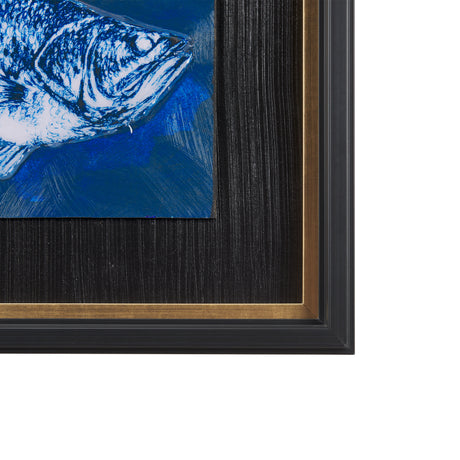 Largemouth Bass Print 4 in 1 by Mercana Studio a Hand Embellished Textured Framed Art Print from Mercana - Luna Furniture