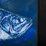 Largemouth Bass Print 4 in 1 by Mercana Studio a Hand Embellished Textured Framed Art Print from Mercana - Luna Furniture