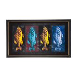 Largemouth Bass Print 4 in 1 by Mercana Studio a Hand Embellished Textured Framed Art Print from Mercana - Luna Furniture