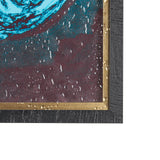 Largemouth Bass Turquoise by Mercana Studio a Hand Embellished Textured Framed Art Print from Mercana - Luna Furniture