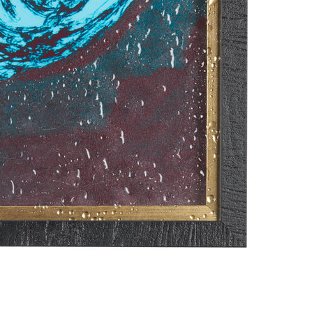 Largemouth Bass Turquoise by Mercana Studio a Hand Embellished Textured Framed Art Print from Mercana - Luna Furniture