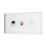 Coffee Cat by Mercana Studio a Framed Art Print Matted under Glass from Mercana - Luna Furniture
